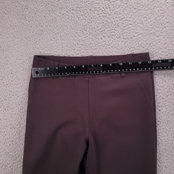 QUINCE Pants Size SMALL Gray Ponte Straight Leg Mid Rise w/ 26" Inseam - Picture 6 of 11